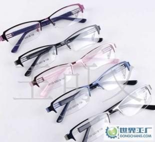 凯美瑞时尚半框女士眼镜架 22122系列 多色选择与低价批发优势分析